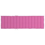 vidaXL Coussin de chaise longue rose tissu oxford