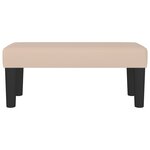vidaXL Banc Cappuccino 70x30x30 cm Similicuir