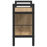 vidaXL Étagère Chêne artisanal 75 x 30 x 58 5 cm Bois d'ingénierie