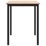 vidaXL Table de salle à manger / Table de repas Naturel