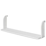 Etagère suspendue blanche en bois 83cm à fixer à un lit