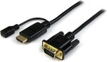 Startech.com câble adaptateur hdmi vers vga de 3m - convertisseur actif hdmi vers hd15 - m/m - 1920x1200 / 1080p