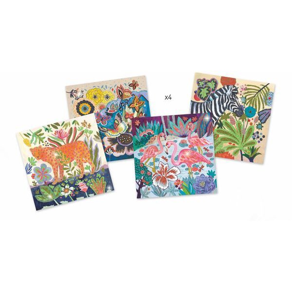 Tropico le coffret de tableaux à pailleter