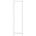 vidaXL Porte-serviette Blanc 25x20x95 cm Acier