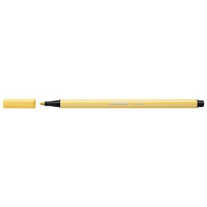 Stylo feutre Pen 68  jaune clair STABILO