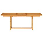 vidaXL Ensemble de salle à manger pour jardin 5 Pièces Marron