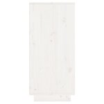 vidaXL Buffet Blanc 60x34x75 cm Bois massif de pin