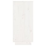 vidaXL Buffet Blanc 60x34x75 cm Bois massif de pin