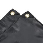 vidaXL Bâche anthracite 5x6 m 650 g/m²