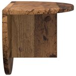 vidaXL Étagère Murale Bois ancien 38 x 19 x 19 cm Bois d'ingénierie