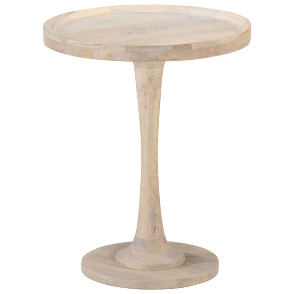 vidaXL Table d'appoint Ø60x75 cm Bois de manguier massif