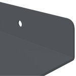 vidaXL Étagère flottante 3 Pièces Anthracite 40 x 9 x 2 5 cm Acier