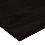 vidaXL Marches d'escalier 2 Pièces marron foncé 80x30x2 cm chêne massif