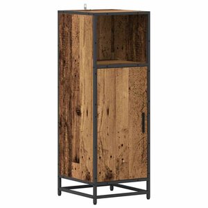 vidaXL Cabinet de salle de bain Bois ancien 35 x 37.5 x 100 cm