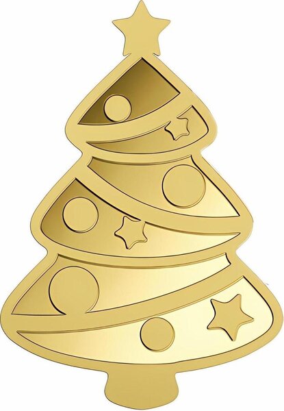 Pièce de monnaie en Or 3000 Francs g 0.031 (1/1000 oz) Millésime Gold Gift CHRISTMAS TREE 1/1000