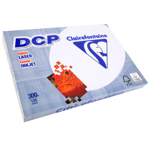 Ramette 125 Feuilles Papier DCP 300g A3 420x297 mm Blanc CLAIREFONTAINE