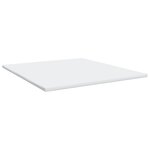vidaXL Sommier à lattes de lit avec matelas Bleu 200x200 cm Tissu