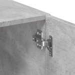 vidaXL Armoire de rangement gris béton 70x42 5x225cm bois d'ingénierie