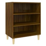 vidaXL Buffet chêne marron 57x35x70 cm bois d'ingénierie