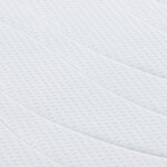 vidaXL Matelas Blanc 90 x 200 cm Mousse