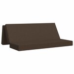 vidaXL Canapé-lit pliable 180 x 67 x 45 cm Taupe