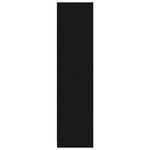 vidaXL Garde-robe Noir 50x50x200 cm Bois d'ingénierie
