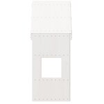 vidaXL Toit de lit pour enfants blanc 55x99x139 5cm bois de pin massif