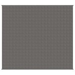 vidaXL Couverture lestée Gris 200x220 cm 13 kg Tissu