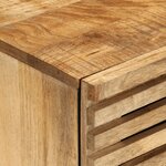 vidaXL Buffet 60x34x75 cm bois de manguier massif brut