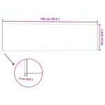 vidaXL Panneaux muraux 3D 14 Pièces anthracite 100x25 cm EPS