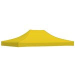 vidaXL Toit de tente de réception 4x3 m Jaune 270 g/m²