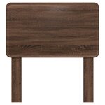 vidaXL Tête de lit Chêne brun 90 cm Bois d'ingénierie