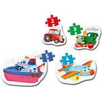 MON PREMIER PUZZLE 3-6-9-12 pieces - Moyens de transport