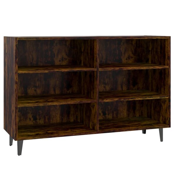 vidaXL Buffet Chêne fumé 103 5x35x70 cm Bois d'ingénierie