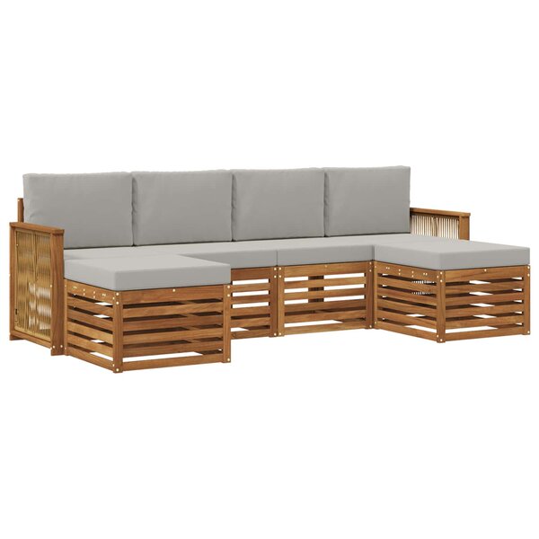 vidaXL Ensemble de canapés d'extérieur 5 pc