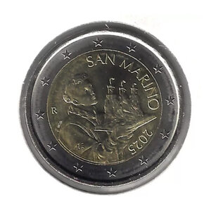 2 euros officielle Saint Marin 2025 UNC.