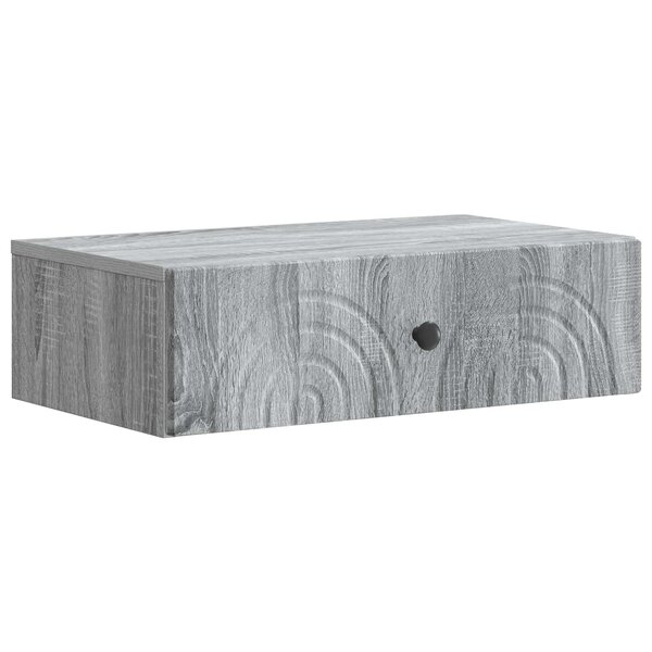 vidaXL Table d'appoint murale 59 x 34 5 x 17 cm Bois d'ingénierie