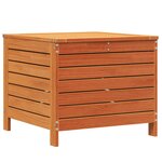vidaXL Repose-pied jardin cire marron 62x63 5x53 5 cm bois pin massif