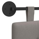 vidaXL Tête de lit suspendue Tissu