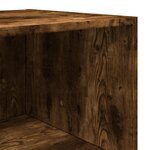vidaXL Buffet haut chêne fumé 45x41x185 cm bois d'ingénierie