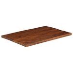 vidaXL Dessus de table 110x80x2 5cm rectangulaire bois massif récupéré