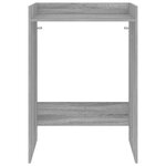 vidaXL Armoire pour machine à laver Gris Sonoma 67 5 x 62 x 97 cm