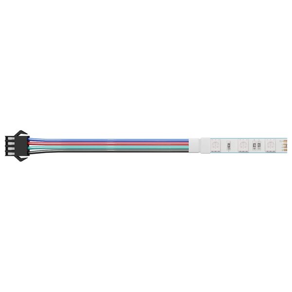 vidaXL Bande LED 12 Pièces Noir et Multicolore 1745 mm