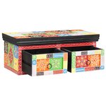vidaXL Meuble TV mural 60x30x24 cm Bois massif Mangue brut