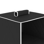 vidaXL Étagères suspendues de rangement 2 Pièces 4 niveaux Tissu