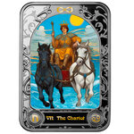 LE CHARIOT Tarot Pièce en Argent 1000 Francs Cameroun 2024