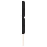 vidaXL Tête de lit LED noire 80 cm en velours