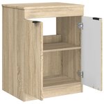vidaXL Armoire de salle de bain Chêne Sonoma 54 x 41 x 70 cm