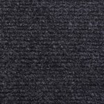 vidaXL Tapis strié pour exposition 1 2x15 m Anthracite