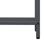 vidaXL Portant de bois chauffage anthracite 60x25x60 cm